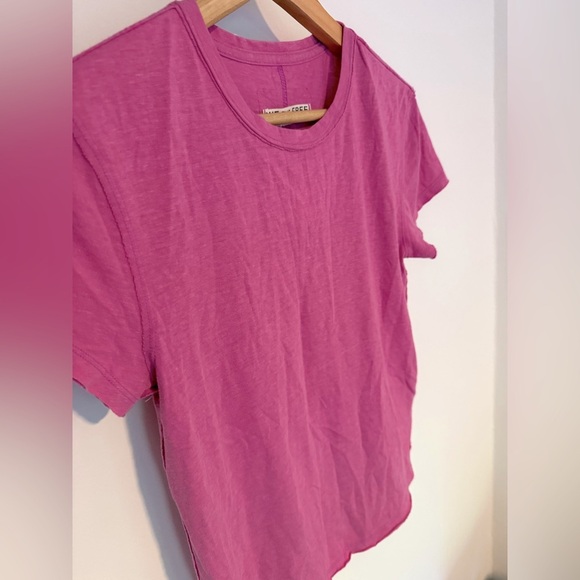 We the Free Nova Tee NWOT hibiscus pink - Picture 3 of 5